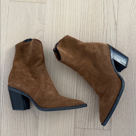 Zara Shoes - Zara Brown Heeled Boots